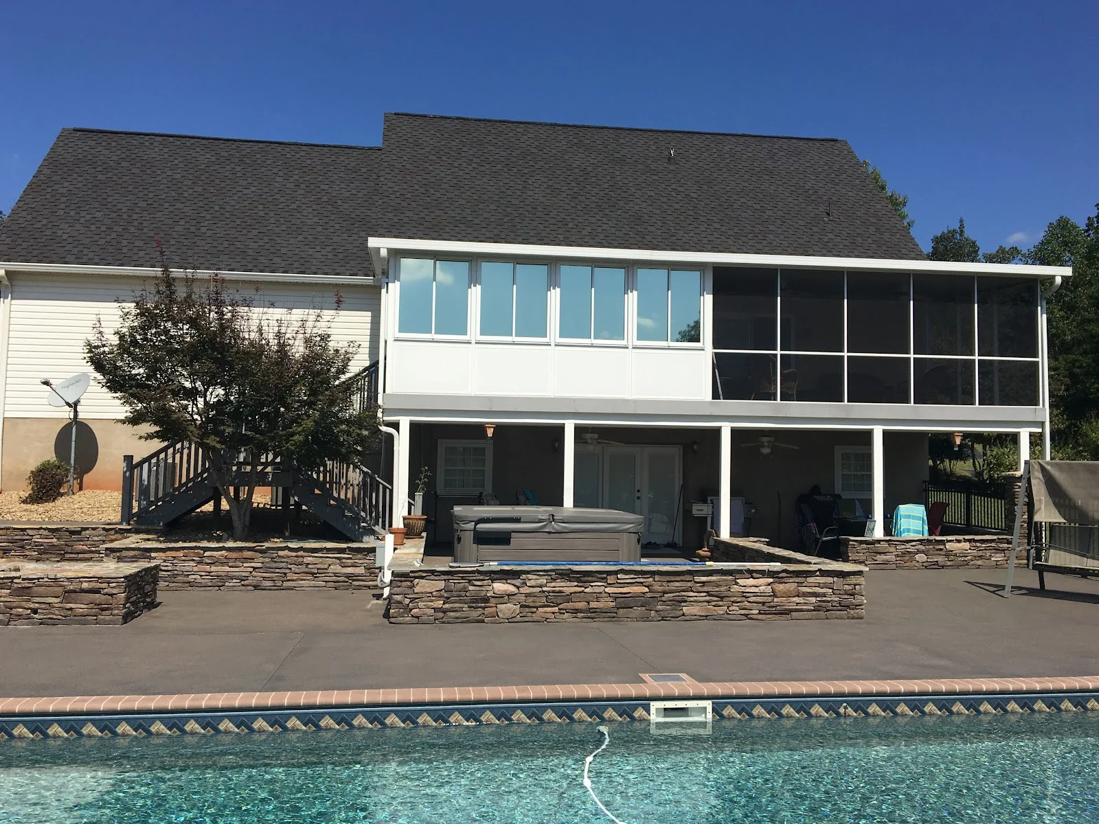 Tint install work at at Clear-View Window Tinting And Glass